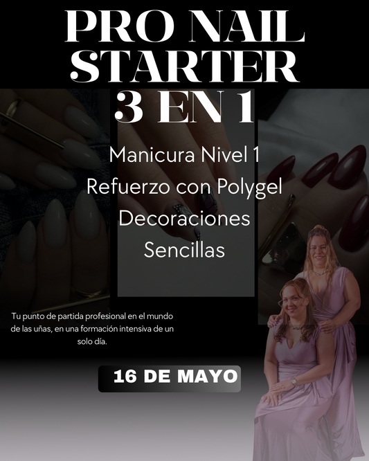 RESERVA Pro Starter 3 en 1 Inicio desde Cero + Polygel + Decoración