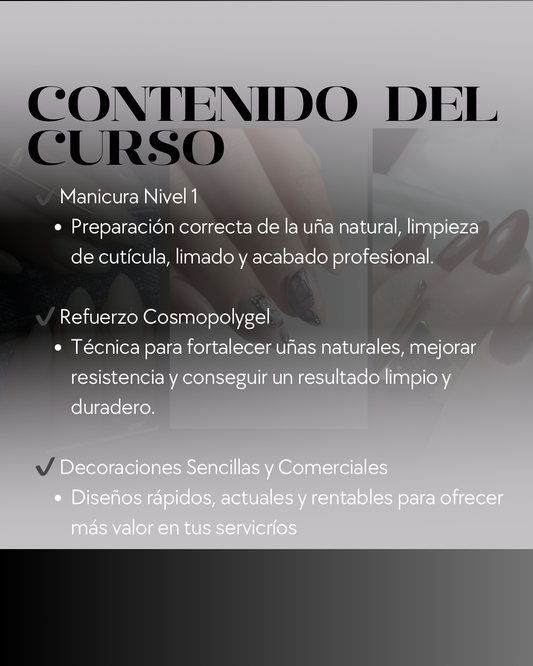 RESERVA Pro Starter 3 en 1 Inicio desde Cero + Polygel + Decoración