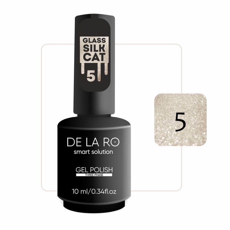 Esmalte en gel DE LA RO Glass Silk Cat 05