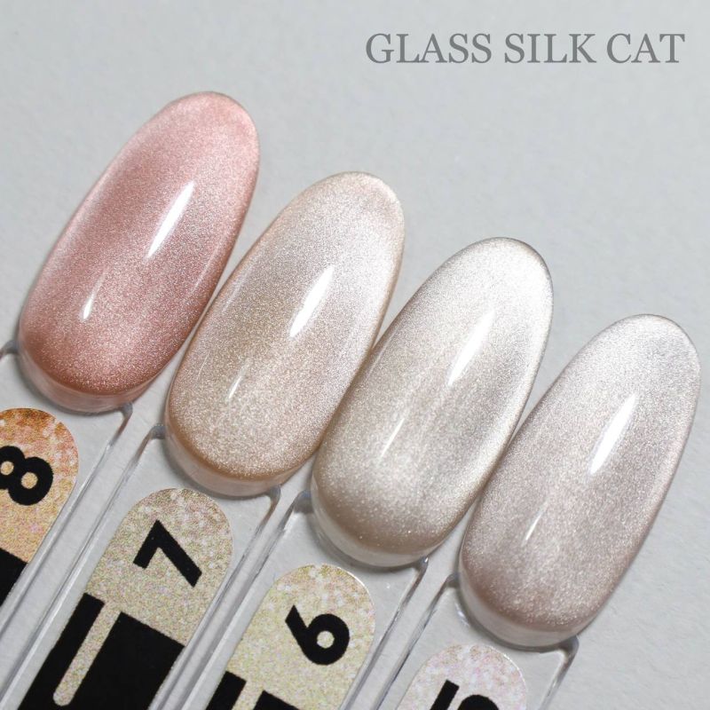 DE LA RO Glass Silk Cat 08 Esmalte Semipermanente 10 ml — Efecto Ojo de Gato Sedoso
