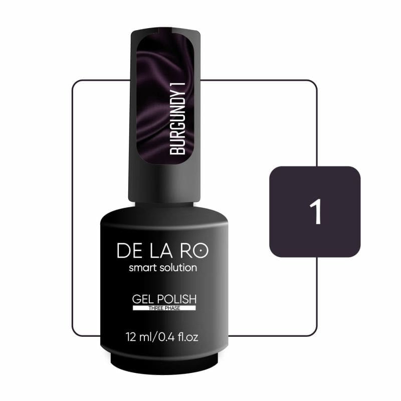 Esmalte en gel DE LA RO Burgundy 01