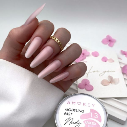 Gel modelador monofásico Fast Nude Gel 13– 30g AMOKEY - More than nail store