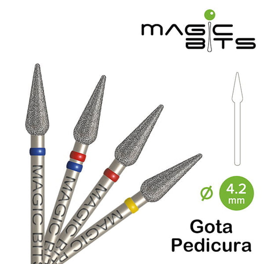 Fresa de Diamante GOTA Pedicura - 50, Azul BIOTECH - More than nail store