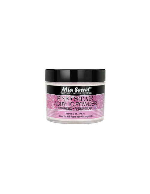ACRÍLICO PINK STARS - MIA SECRET - More than nail store
