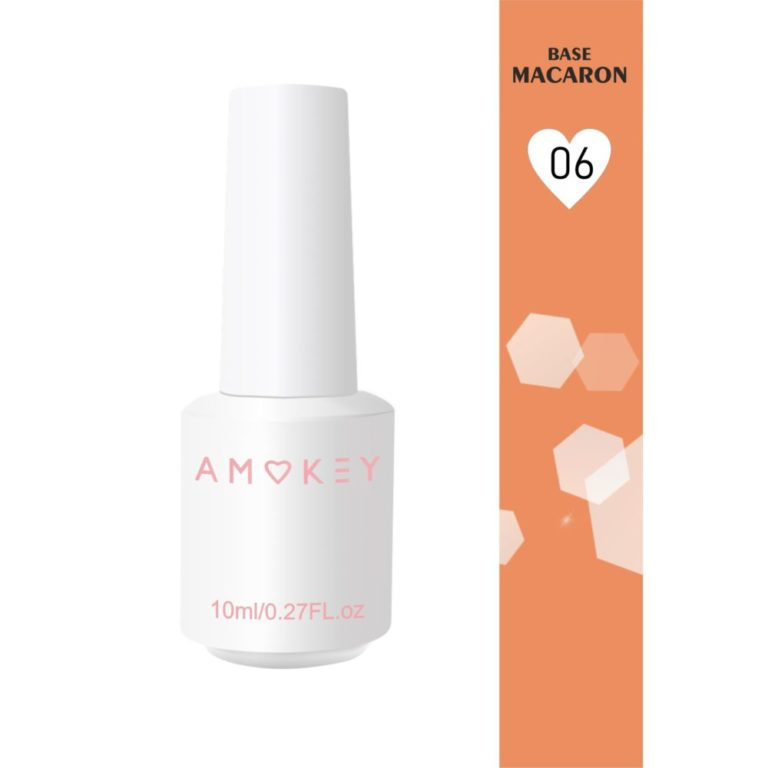 BASE Rubber Macaron 06 (medium viscosity) - 15ml DELARO - More than nail store