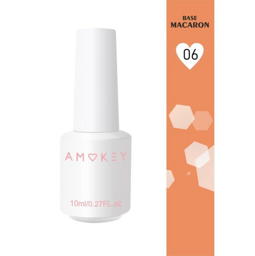 BASE Rubber Macaron 06 (medium viscosity) - 15ml DELARO - More than nail store