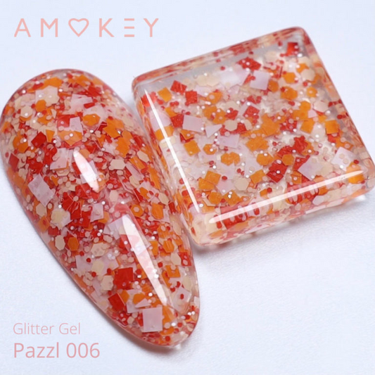 GLITTER GEL  PAZZL 06 - AMOKEY - More than nail store