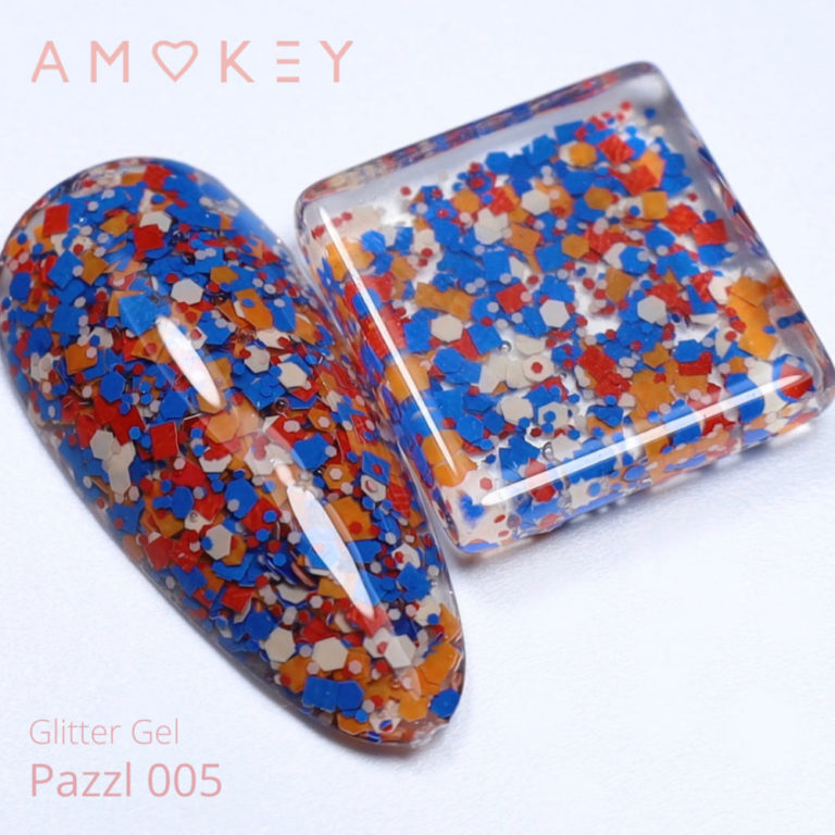 GLITTER GEL  PAZZL 05 - AMOKEY - More than nail store