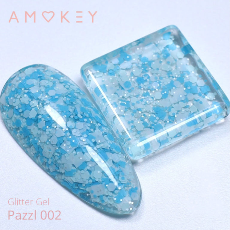 GLITTER GEL  PAZZL 02 - AMOKEY - More than nail store