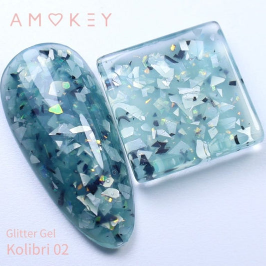 GLITTER GEL  KOLIBRI 02 - AMOKEY - More than nail store