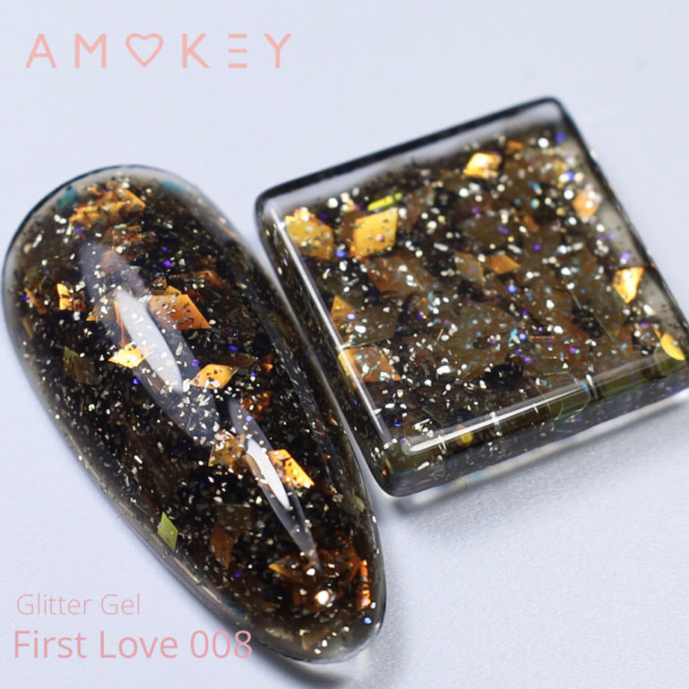 GLITTER GEL  FIRST LOVE 008 - AMOKEY - More than nail store