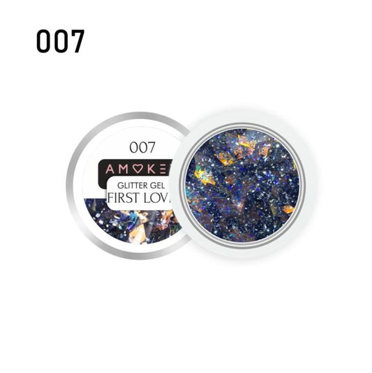 GLITTER GEL  FIRST LOVE 007 - AMOKEY