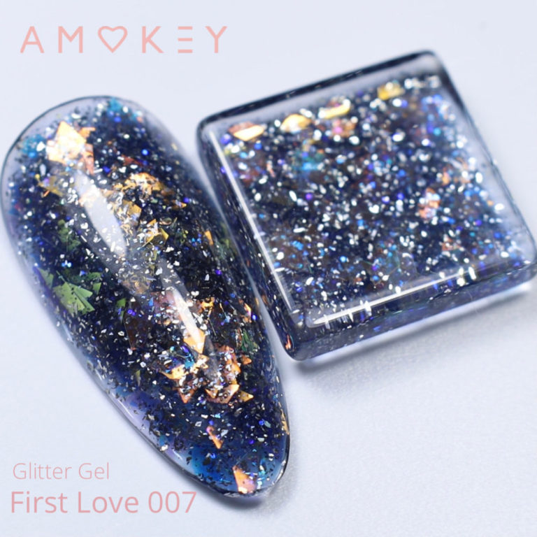 GLITTER GEL  FIRST LOVE 007 - AMOKEY - More than nail store