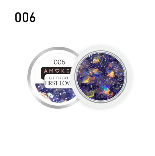 GLITTER GEL  FIRST LOVE 006 - AMOKEY