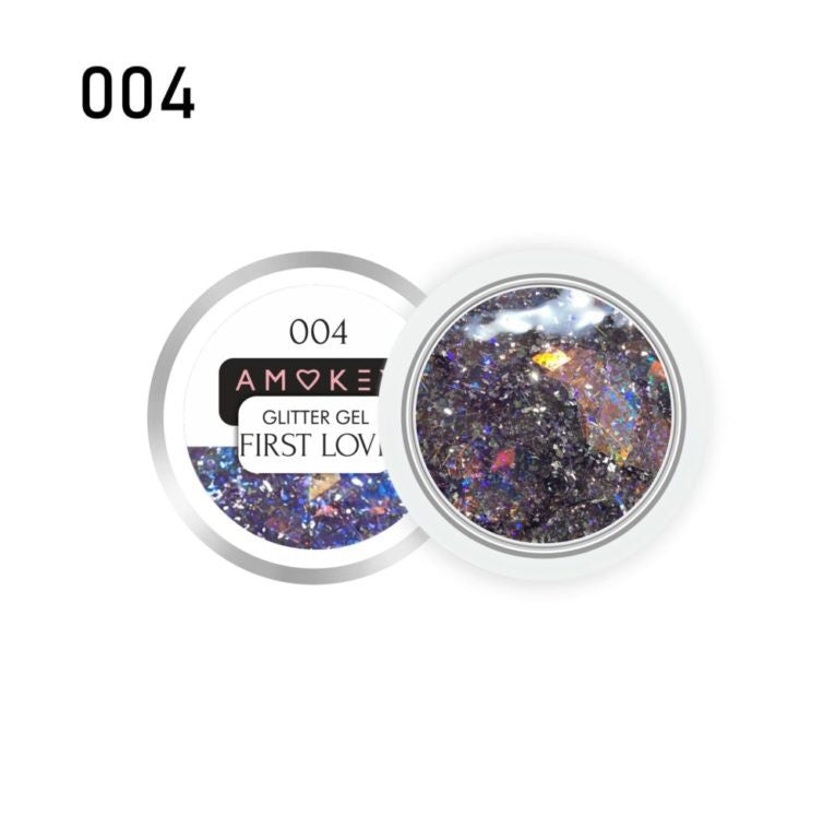 GLITTER GEL  FIRST LOVE 004 - AMOKEY - More than nail store