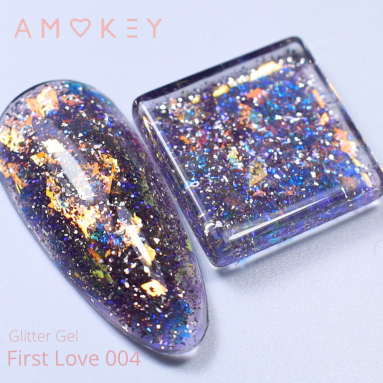 GLITTER GEL  FIRST LOVE 004 - AMOKEY - More than nail store