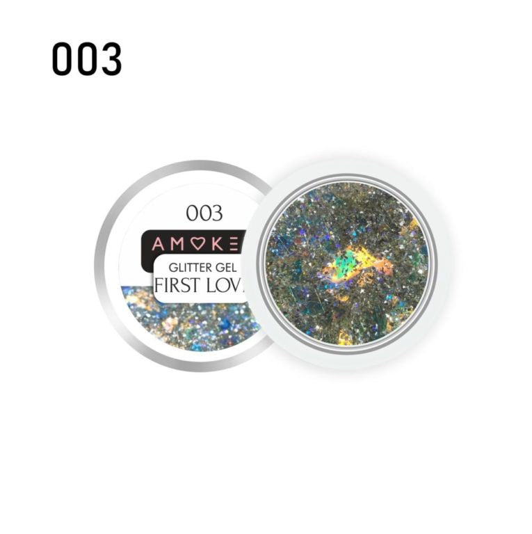 GLITTER GEL  FIRST LOVE 003 - AMOKEY - More than nail store