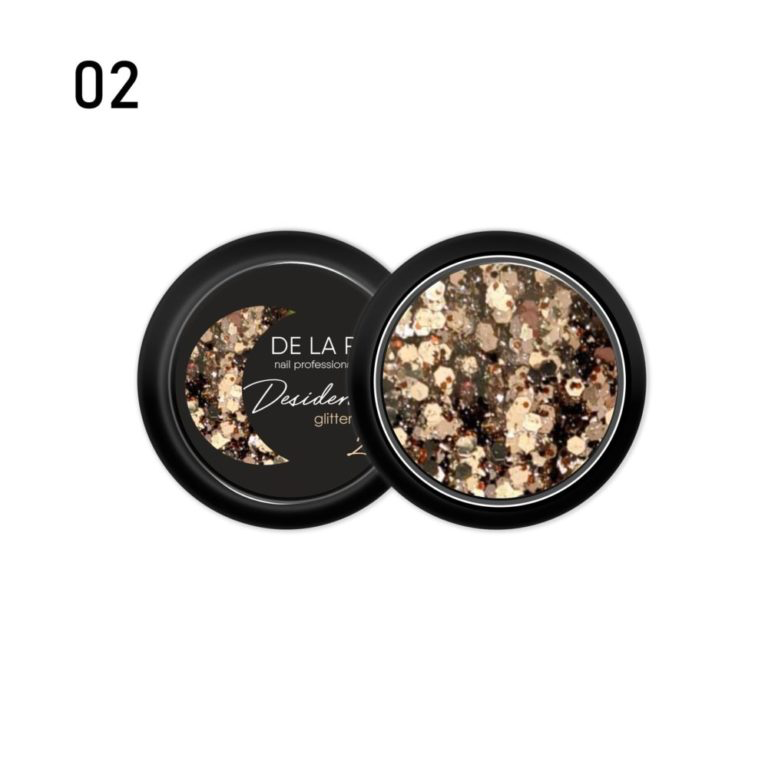 GLITTER GEL DESIDERIA 02 - AMOKEY - More than nail store
