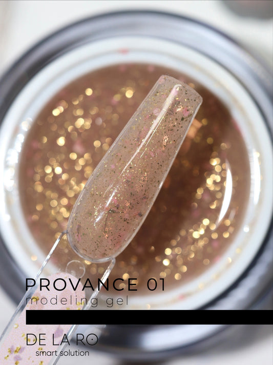 Gel modelador monofásico Provance 01 - 30 g  DELARO
