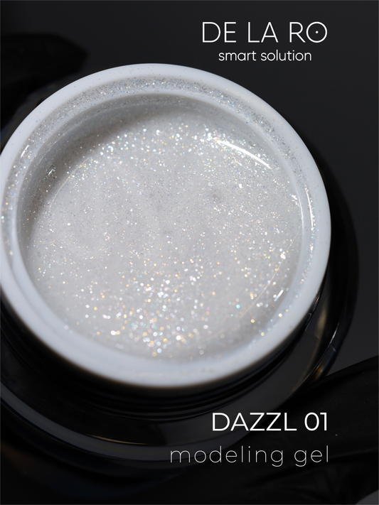 Gel modelador monofásico Dazzl 01 - 30 g DELARO
