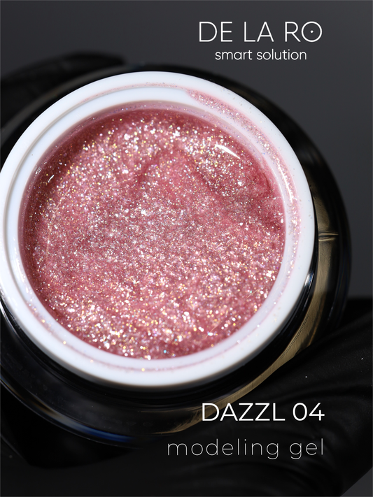 Gel modelador monofásico Dazzl 04 - 30 g DELARO