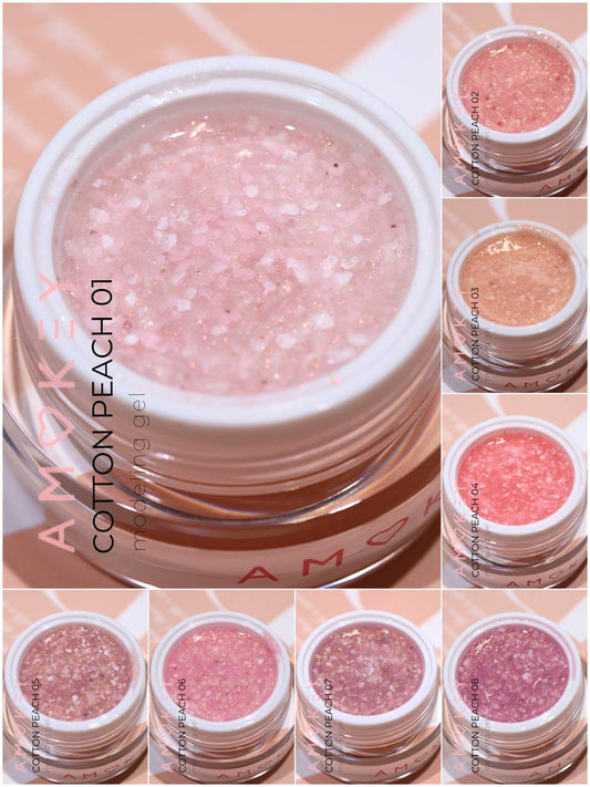 Modeling gel Cotton Peach 08 - 30gr DE LA RO