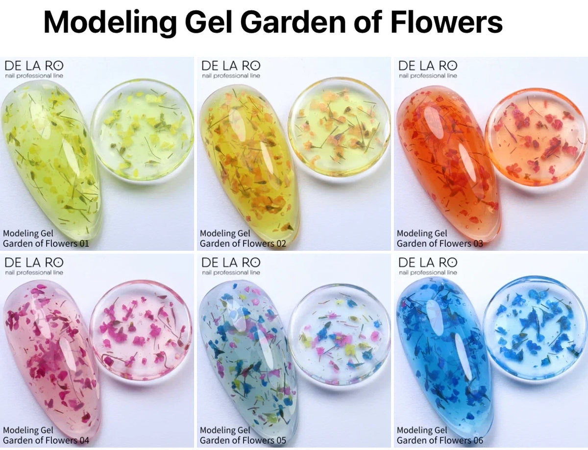 Modeling gel one-phase Garden of Flowers 02 - 15gr DE LA RO
