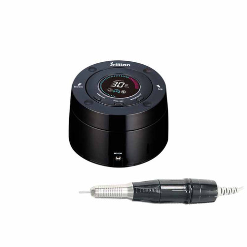 BRILLIAN Black Micromotor detalle - Aparatología profesional alta velocidad manicura - More Than Nails Store