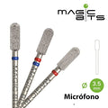 Fresa Diamante Micrófono 3.5 mm - Azul BIOTECH - More than nail store