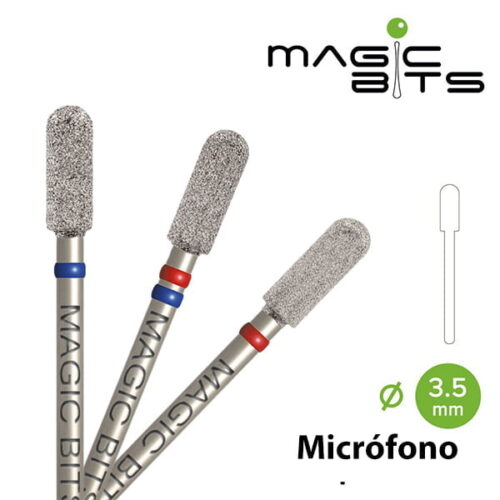 Fresa Diamante Micrófono 3.5 mm - Azul BIOTECH - More than nail store