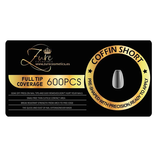 Coffin Short Gel X ZURE COSMETICS