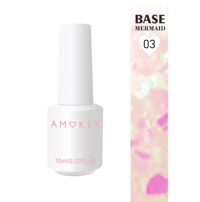 BASE Rubber Mermaid 03 (medium viscosity) - 15ml DELARO - More than nail store