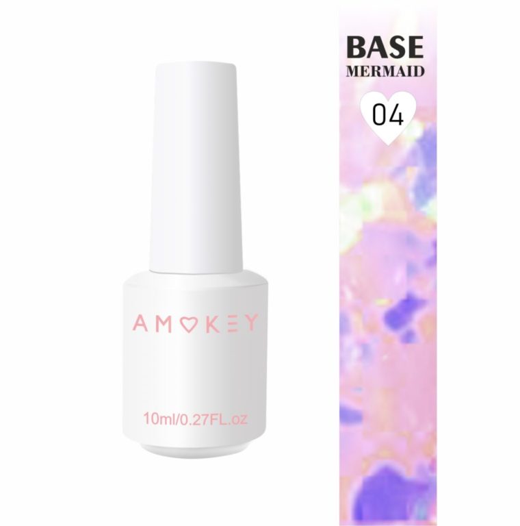 BASE Rubber Mermaid 04 (medium viscosity) - 15ml DELARO - More than nail store