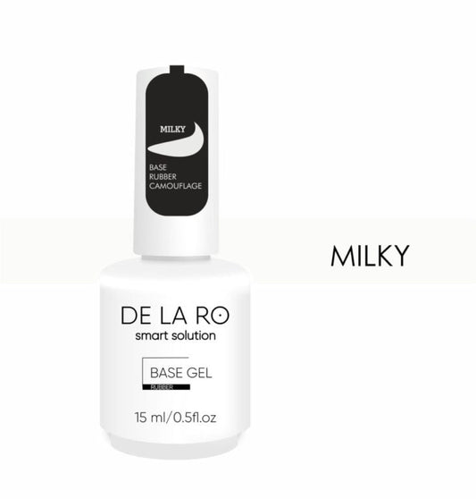 BASE Rubber Camouflage Milky  — 15ml DE LA RO