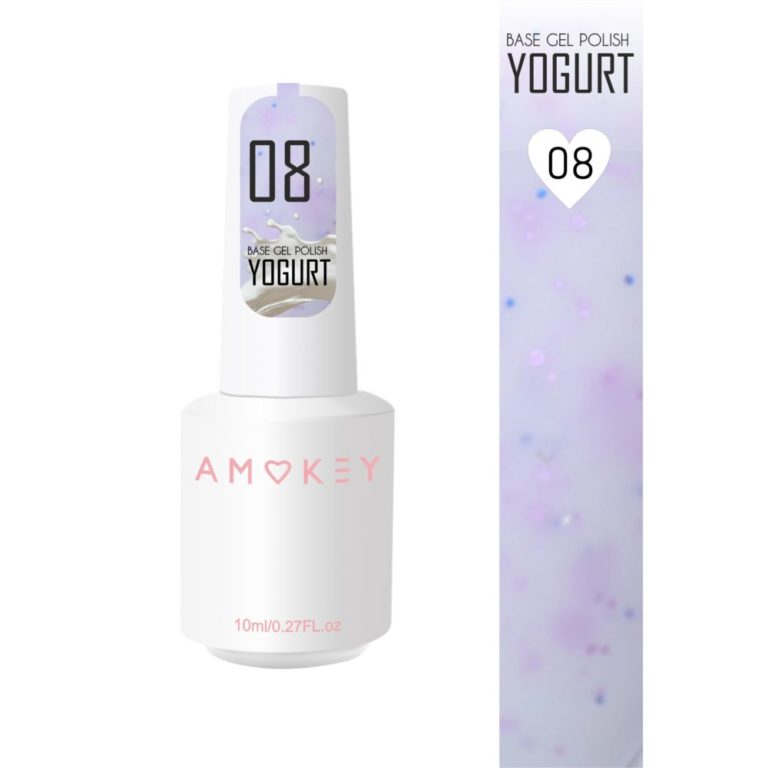 BASE Rubber Yogurt 08 (medium viscosity) - 15ml DELARO - More than nail store