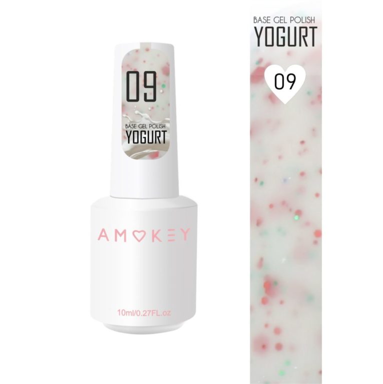 BASE Rubber Yogurt 09 (medium viscosity) - 15ml DELARO - More than nail store