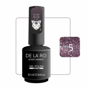 Flash Silver Cat 05 — 10ml DE LA RO - More than nail store