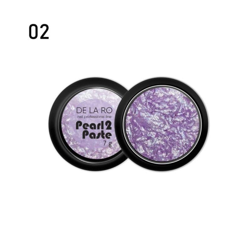 Gel Pearl Paste 02 DE LA RO - swatch