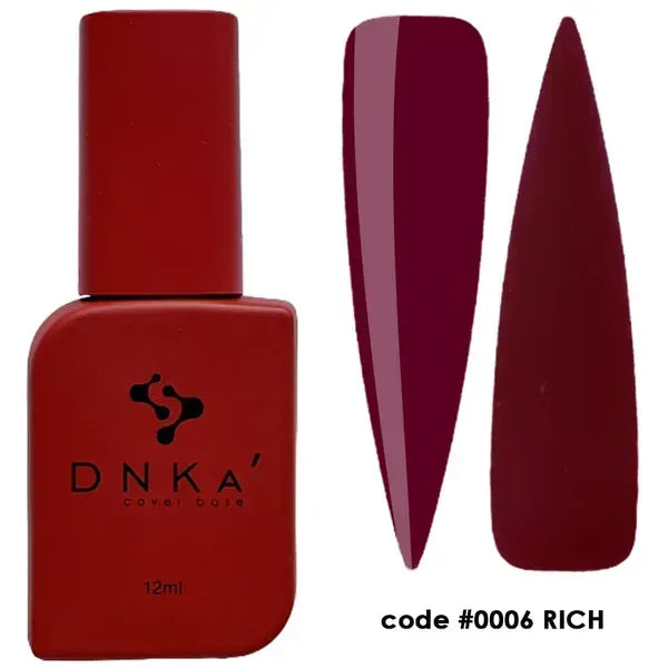 RUBBER BASE FRENCH "DNKa" (cover), 12 ml #0006 Rich - More than nail store