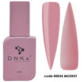 RUBBER BASE FRENCH "DNKa" (cover), 12 ml #0034 Modest - More than nail store