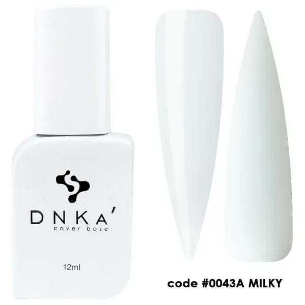 RUBBER BASE FRENCH "DNKa" (cover), 12 ml #0043A' Milky - More than nail store