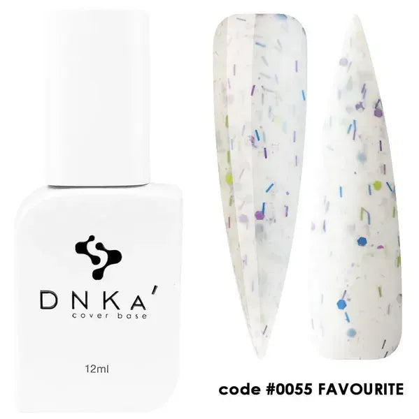 RUBBER BASE FRENCH "DNKa" (cover), 12 ml #0055 Favourite - More than nail store