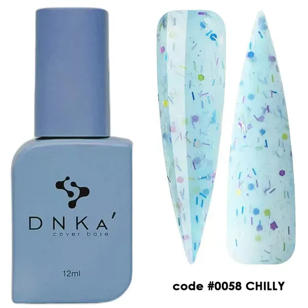 RUBBER BASE FRENCH "DNKa" (cover), 12 ml #0058 Chilly - More than nail store