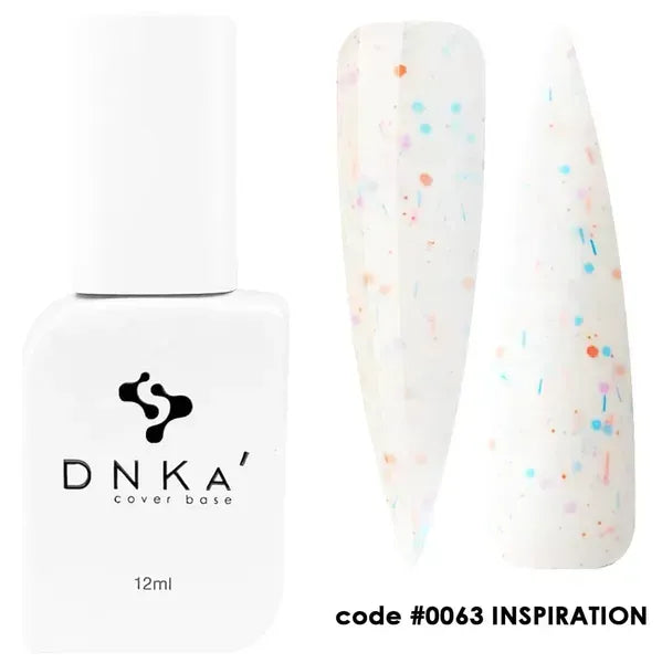 RUBBER BASE FRENCH "DNKa" (cover), 12 ml #0063 Inspiration - More than nail store