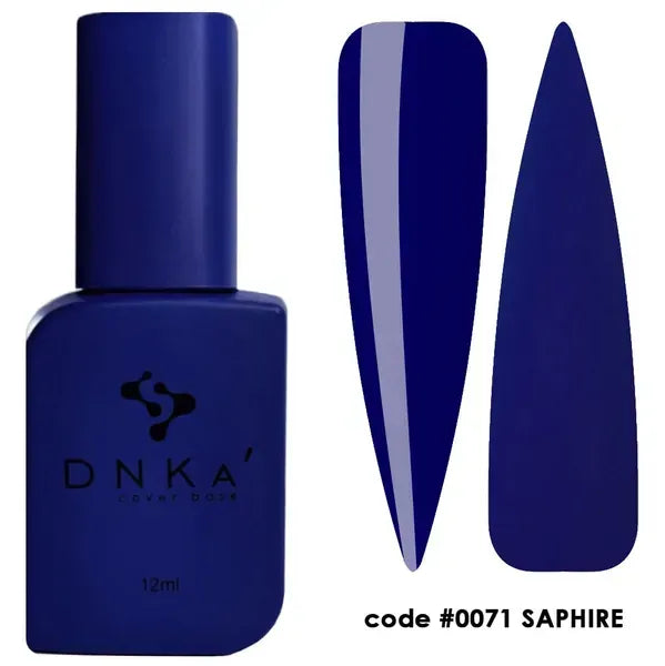 RUBBER BASE FRENCH "DNKa" (cover), 12 ml #0071 Saphire - More than nail store