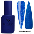 RUBBER BASE FRENCH "DNKa" (cover), 12 ml #0078 Azure - More than nail store