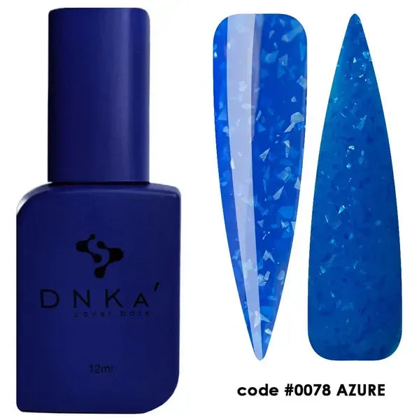 RUBBER BASE FRENCH "DNKa" (cover), 12 ml #0078 Azure - More than nail store