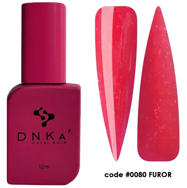 RUBBER BASE FRENCH "DNKa" (cover), 12 ml #0080 Furor - More than nail store