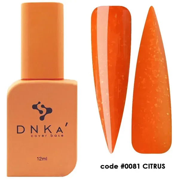 RUBBER BASE FRENCH "DNKa" (cover), 12 ml #0081 Citrus - More than nail store