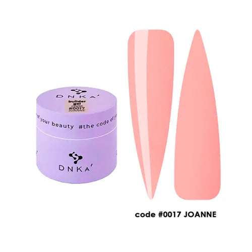 BUILDER GEL "DNKa", 15ml #0017 Joanne